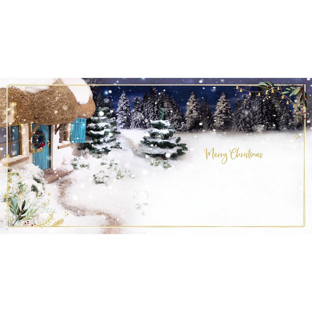 3D Holographic Let It Snow Me to You Bear Christmas Card Extra Image 1
